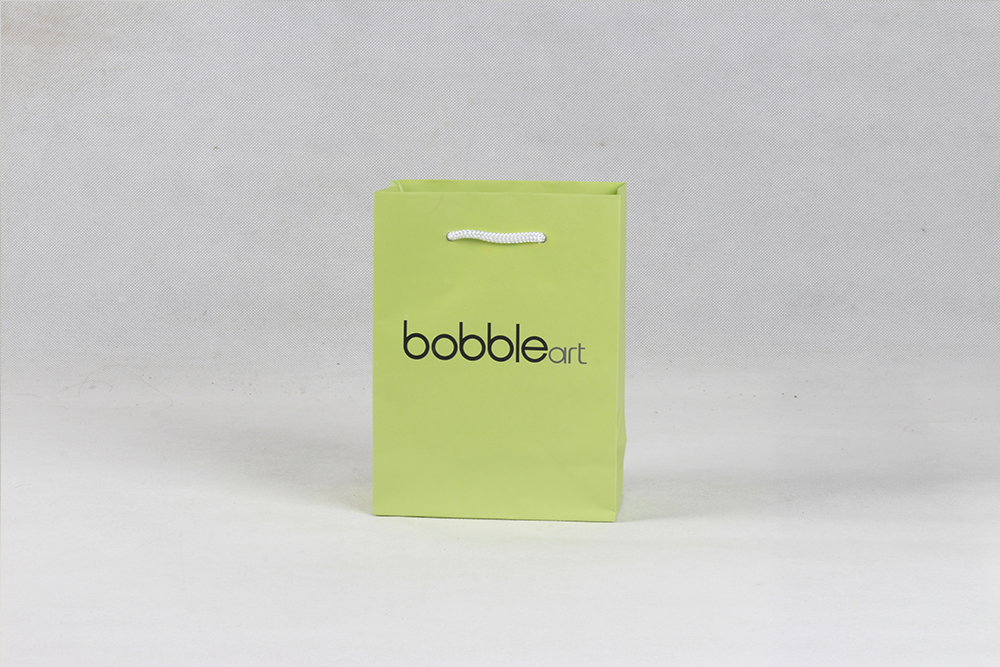 bobble時尚禮品白卡紙袋定制 bobble時尚禮品白卡紙袋定制