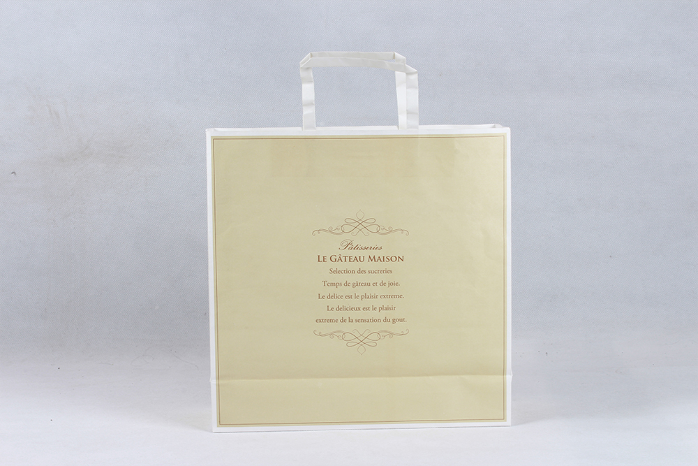 高檔白牛皮紙袋 Le Gateau Maison 高檔白牛皮紙袋 Le Gateau Maison