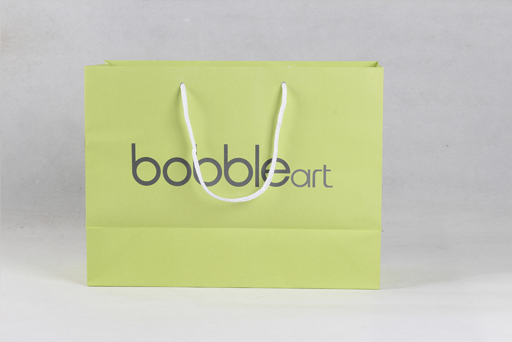 唯美藝術型白卡紙袋 BOBBLE ART 唯美藝術型白卡紙袋 BOBBLE ART